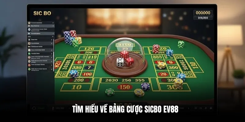 Tìm hiểu về bảng cược Sicbo EV88.